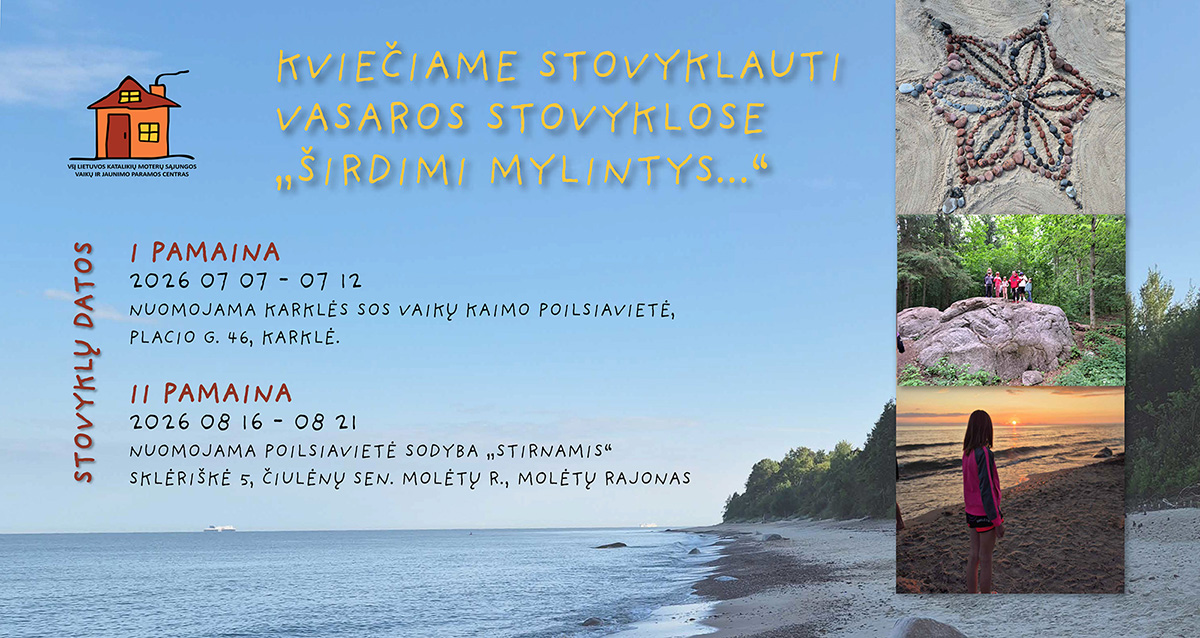 Vasaros stovyklos 2026